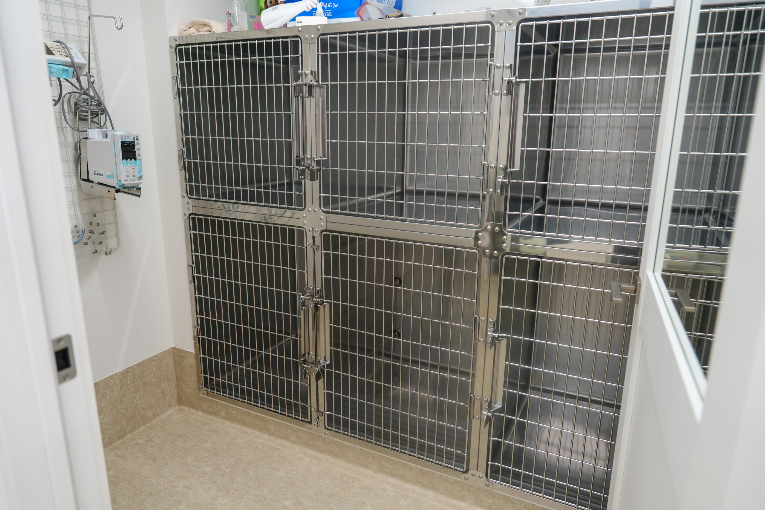 分離された入院スペースの様子